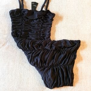 Torrid size 1/1X (14/16) black bodycon dress NWT